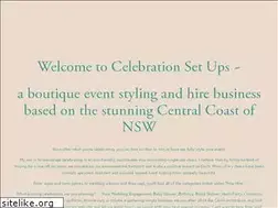 Sites similar to celebrationsetups.com.au
