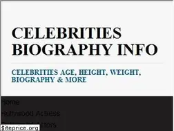 Sites similar to celebritybioinfo.com