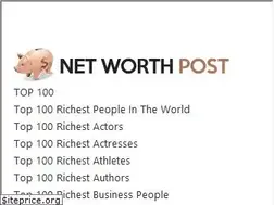 Sites similar to celebritynetworth.wiki