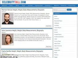 Sites similar to celebritytall.com
