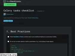 Sites similar to celerytaskschecklist.com