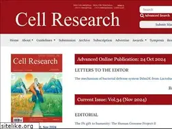 Sites similar to cell-research.com