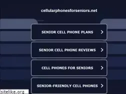 Sites similar to cellularphonesforseniors.net
