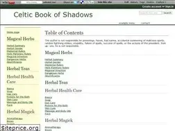 Sites similar to celticbookofshadows.wikidot.com
