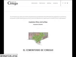 Sites similar to cementeriodeciriego.es