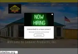Sites similar to cementproductsinc.com
