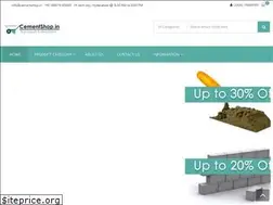Sites similar to cementshop.in