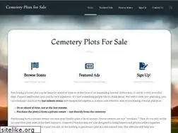 Sites similar to cemeteryplotsforsale.net