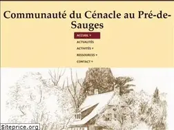 Sites similar to cenaclesauges.ch