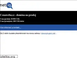 Sites similar to cenawebu.cz