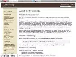Sites similar to censorship.wikidot.com
