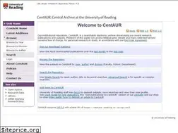 Sites similar to centaur.reading.ac.uk