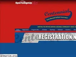 Sites similar to centennialbaseball.com