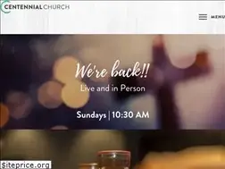 Sites similar to centennialchurch.com