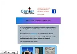 Sites similar to centerbaptistchurch.org