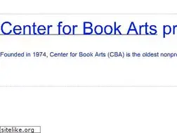 Sites similar to centerforbookarts.org