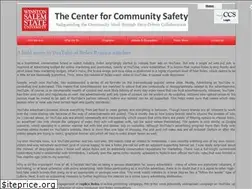 Sites similar to centerforcommunitysafety.org