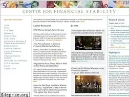 Sites similar to centerforfinancialstability.org