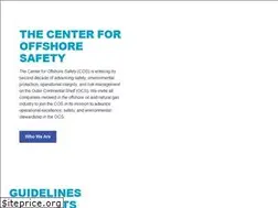 Sites similar to centerforoffshoresafety.org