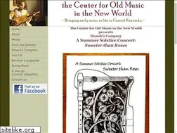 Sites similar to centerforoldmusic.org