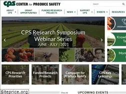 Sites similar to centerforproducesafety.org