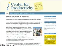 Sites similar to centerforproductivity.com