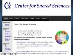 Sites similar to centerforsacredsciences.org