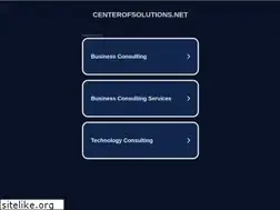 Sites similar to centerofsolutions.net