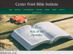 Sites similar to centerpointbibleinstitute.com