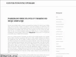 Sites similar to centerponovneuporabe.si