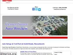 Sites similar to centerstreetautowreckers.com
