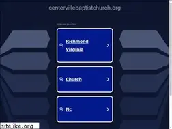 Sites similar to centervillebaptistchurch.org