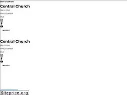 Sites similar to centralchurch.cc