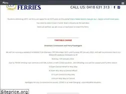 Sites similar to centralcoastferries.com.au
