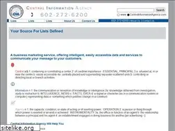 Sites similar to centralinformationagency.com