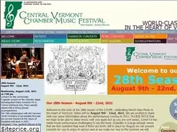 Sites similar to centralvtchambermusicfest.org