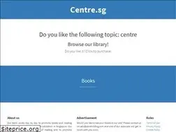 Sites similar to centre.sg