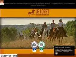 Sites similar to centreequestrelozet.com