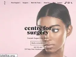 Sites similar to centreforsurgery.com