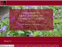 Sites similar to centrestantoine50plus.com