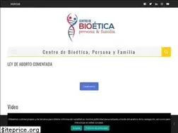 Sites similar to centrodebioetica.org