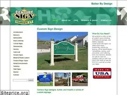Sites similar to centurysignshop.com