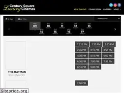 Sites similar to centurysquareluxurycinemas.com