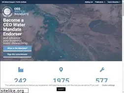 Sites similar to ceowatermandate.org