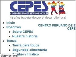 Sites similar to cepes.org.pe