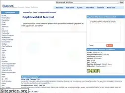 Sites similar to cepmuvakkit-normal-indir.indir21.com