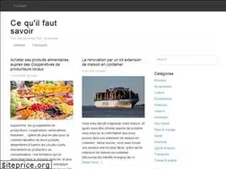 Sites similar to cequilfautsavoir.net