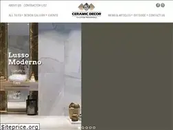 Sites similar to ceramicdecor.com