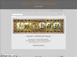 Sites similar to ceramicdictionary.com
