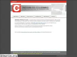 Sites similar to ceramicproductsinc.com
